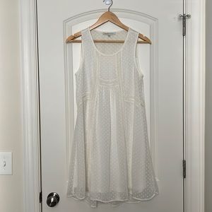 White mini dress bridal shower bachelorette XS